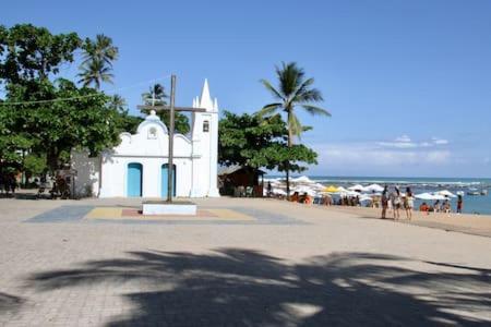 Apt na Praia do Forte em Condomínio frente mar! Exterior foto
